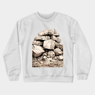 Stack of Rocks: They're as Smart as a Stack of Rocks Crewneck Sweatshirt